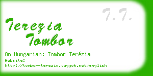 terezia tombor business card
